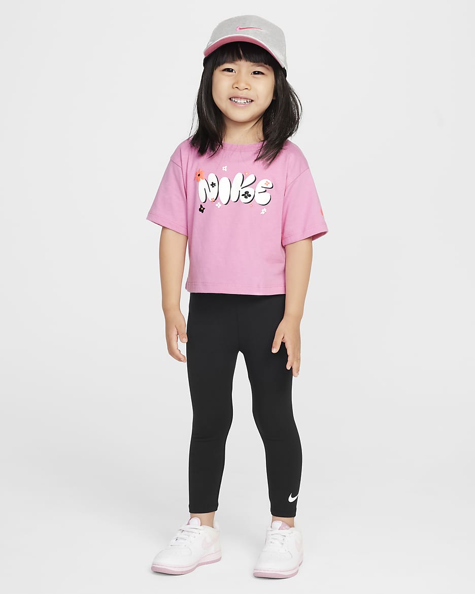 3 pair Nike 2024 logo girls leggings